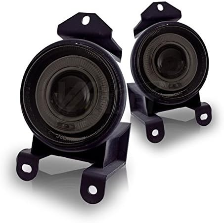 EXSTREAM INDUSTRIES 00-06 GMC Yukon Denali /02-06 GMC Sierra Denali / 96-99 Pontiac Bonneville Halo Projector Fog Lights - (Smoke)