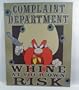 Yosemite Sam - Complaint Department, Whine at Your Own Risk - Vintage Funny Tin Metal Sign