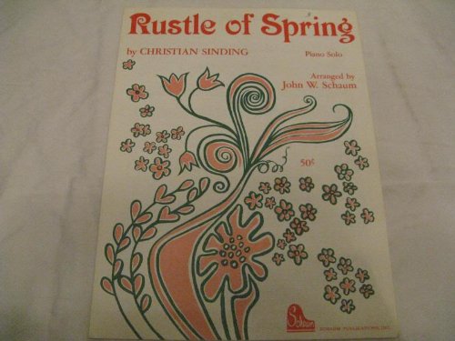 RUSTLE OF SPRING JOHN SCHAUM 1967 SHEET MUSIC SHEET MUSIC 362