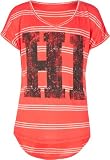 FULL TILT Hi Bye Stripe Girls Tee