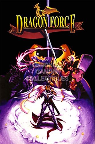 CGC Huge Poster - Dragon Force Sega Saturn - SST005 (24" x 36" (61cm x 91.5cm))