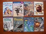 U.S. Presidents and American History Teacher Unit: Set of 8 Early Readers (Abe Lincoln's Hat ~ George Washington and the General's Dog ~ Let's Read about George Washington ~ Christopher Columbus ~ First American Colonies ~ The Statue of Liberty ~ Pearl Harbor ~ The Titanic Lost and Found)