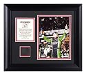 Kyle Busch - 2008 Coke Zero 400 - Framed 6x8 Photograph with Race Used Tire Piece