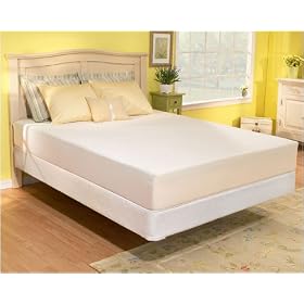 10 Queen Luxury Mattress with Foundation and Frame by AngelBeds