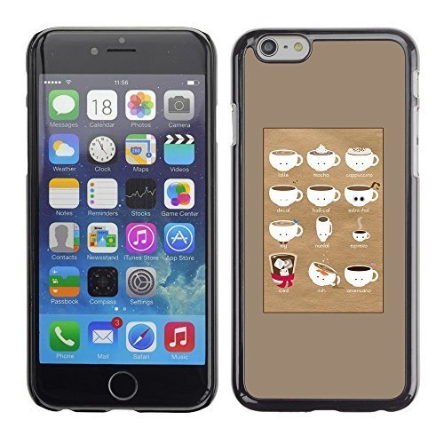 ka ka case unique design personality iPhone 6PLUS (5.5) - barista cup brown cafÂ¨Â¦