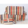 BagToGo Red Stripe Changing Bag Set