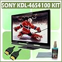 Sony Bravia S-Series KDL-46S4100 46-inch 1080p LCD HDTV + Accessory Bundle w/ 3 Year Extended Warranty