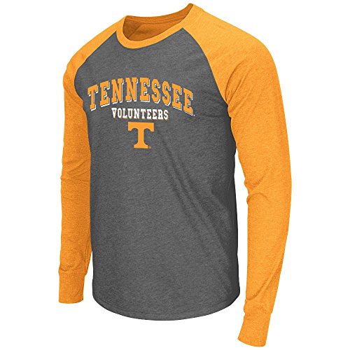 Mens NCAA Tennessee Volunteers Long Sleeve Tee Shirt (Charcoal)