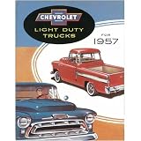 1957 CHEVROLET TRUCK Sales Brochure Literature Book by Chevrolet