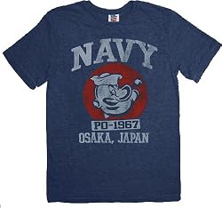 Junk Food Popeye Navy Osaka Japan T-shirt Tee