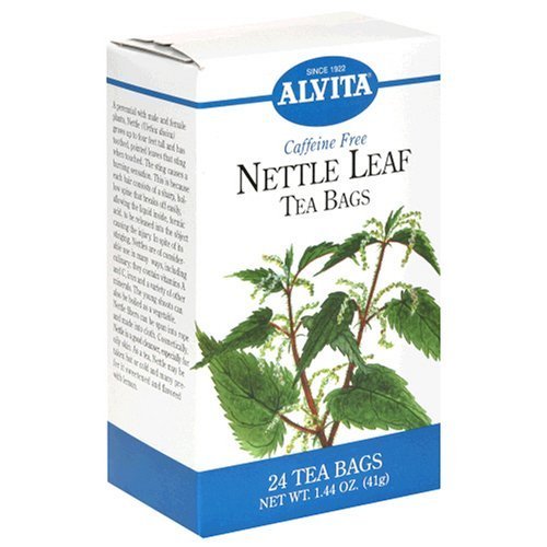 Alvita Tea Bags, Nettle Leaf, Caffeine Free, 24 tea bags [1.44 oz (41 g)] (Pack of 3)