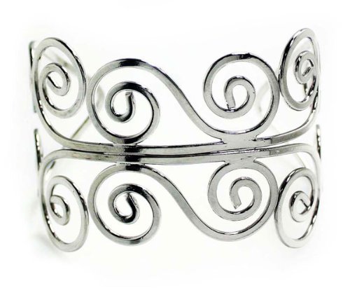 Posey Silver Tone Cuff Bracelet