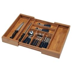 Kesper 17085 Variabler Besteckkasten Bambus ausziehbar von 35 - 58 cm