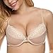 Ekouaer Women's Add Two Cup Size Extreme Push Up Bra,Nude,36B