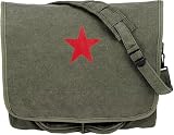 Olive Drab Classic Paratrooper Shoulder Bag w/Red China Star
