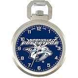 NHL Men's NHL-PW-NAS Pocket Collection Nashville Predators Pocket Watch