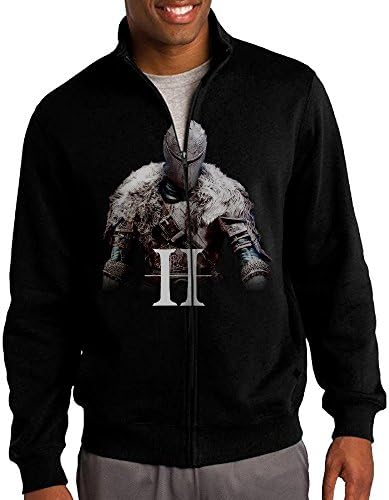 Men Dark A Souls II Demon Razer Zip Up Jacket With Design