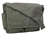 Rothco Classic Heavyweight Canvas Messenger Bag, Olive Drab