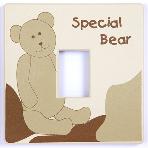 Childrens Toyshop  Toys : Teddy Bear Light Switch Cover