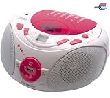 METRONIC CD-MP3 Pop Pink Radio - pink/white