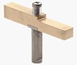 CRL Brite Gold Anodized Adapter Block Used with Senior Prima Hinges