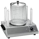 Equipex Quadog Stainless Steel Hot Dog Machine, 18 x 11 x 16 inch -- 1 each.