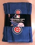 Chicago Cubs 3 Piece Embroidered Bath Towel Gift Set