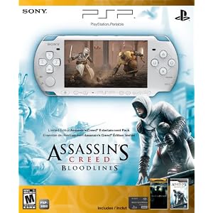 PSP 3000 Limited Edition Assassin's Creed: Bloodlines Entertainment Pack- White