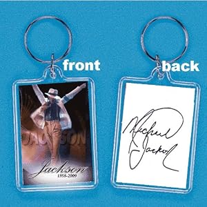 Michael Jackson Keychain 2x1 Collectible # 006 - King of Pop Tribute