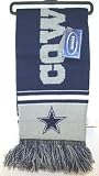 Dallas Cowboys Blue/Gray/White Acrylic Knit Scarf - 64"