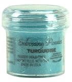 Embossing Powder 1oz Jar-Turquoise
