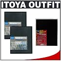 (2) ITOYA ART Portfolio Professional 13 x 19 Storage/Display Books + ITOYA ART Portfolio 13 x 19 Imagenvelope Storage