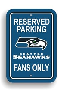 NFL Seattle Seahawks Plastic Parking Sign