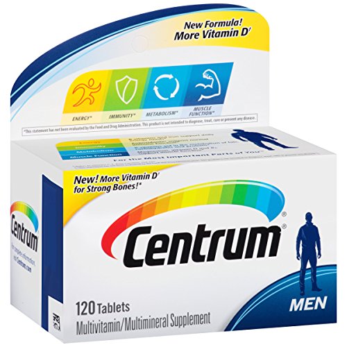 Centrum Ultra Men Multivitamin/Multimineral Supplement (120-Count Tablets)