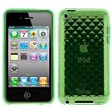 GTMax Durable Soft Gel Skin Cover Case - Cubic Green for Apple iPod touch 8GB 32GB 64GB (4th Generation) 4 4G NEWEST MODEL