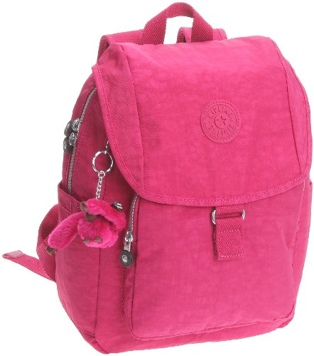 Kipling Yuni, Sac &agrave; dos femme - Rose incarnat, Synth&eacute;tique