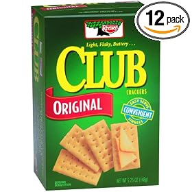 Club Crackers, 5.25-Ounce Boxes (Pack of 12)
