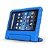 BMOUO Case for Fire 7 2017 - Shock Proof Light Weight Kids Case Super Protection Cover Convertible Handle Stand Case for All New Fire 7 inch Display Tablet (2015 & 2017 Release), Blue