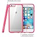 iPhone 6s Case, [Scratch Resistant] i-Blason Clear [Halo Series] Also Fit Apple iPhone 6 Case 6s 4.7 Inch Hybrid Bumper Case Cover (Clear/Pink)