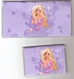 Checkbook Cover Debit Set Made with Barbie Purple Fabric