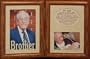 5x7 HINGED Double Solid Oak Picture Photo Frame with Memorial/Bereavement The Light Poem and Brother Cream Mat Inserts