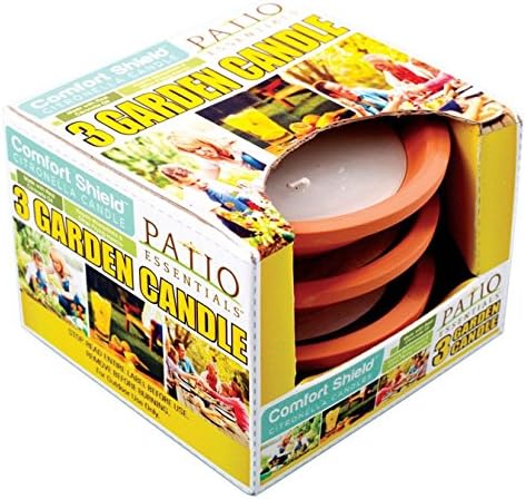 Patio Essentials 20012-3 Mosquito Repellent Citronella Candle, 3 Oz (Pack Of 9)