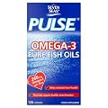 Seven Seas Pulse Omega-3 Pure Fish Oils with Vitamin E - 120 Capsules