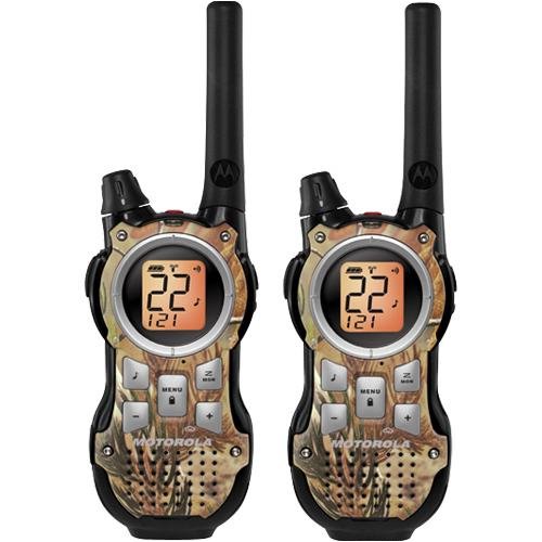 Motorola MR355R 35-Mile Range 22-Channel FRS/GMRS Two-Way Radio (Pair)