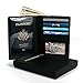 RFID Passport Wallet Travel Organizer - 2 Passport Holder - Slim Leather Bifold