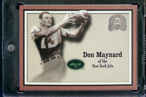 2000 Fleer Greats of the Game Football Card # 8 Don Maynard New York Jets Mint Condition - Shipped In Protective ScrewDown Case!