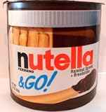 Nutella & Go Hazelnut Spread + Breadsticks Net Wt 1.8 Oz (52g) (Pack of 12)