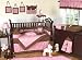 Baby : JoJo Designs 9-Piece Baby Crib Bedding Set - Pink and Brown Paisley