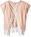 Beautees Girls' Big S/s Top Scrn-W/Love