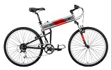 Montague MX Mountain-18 Folding Bike - 18 Inch Frame - Smoke Silver by Montague
